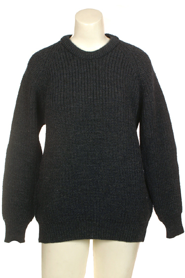 Aran Crafts Mens Ribbed Crewneck Sweater Crew Neck