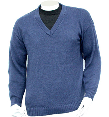 Alpaca Wool Sweater Mens Pullover Vneck