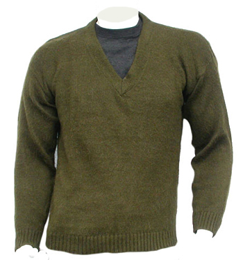 Alpaca Wool Sweater Mens Pullover Vneck