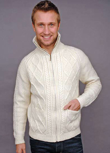 Irish traditional apparel wool fall winter sweater