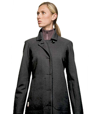 Icebreaker New Zealand Womens Merino Wool Hip Length Coat-Mayfair