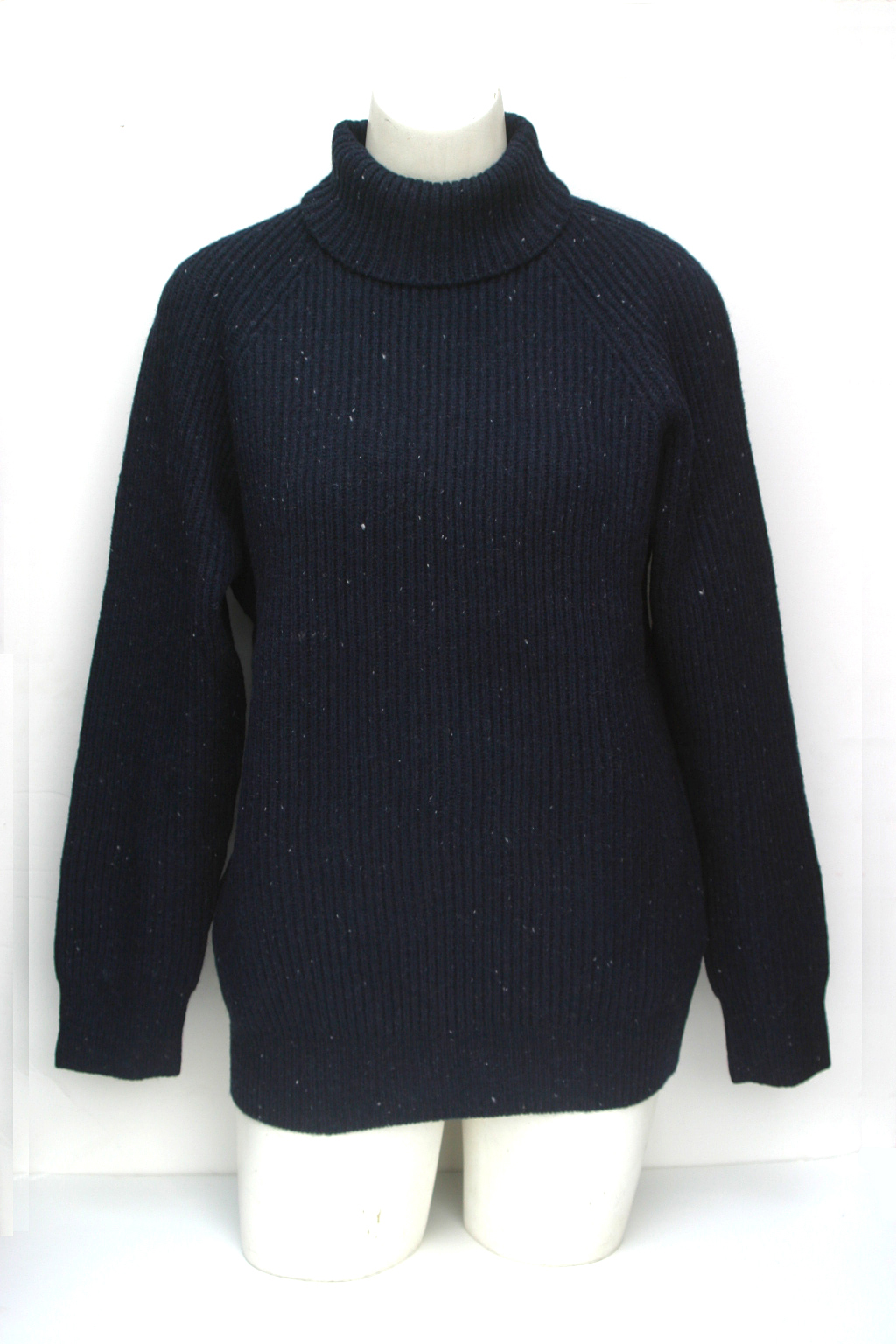 Ireland s Eye Mens Wool and Cashmere Ribbed Turtleneck Sweater a523 Turtleneck Polo Jumper Submariner