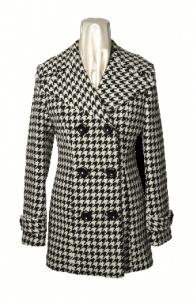 Women's Mid Length Double Breasted Wool Coat by Sterlingwear Of Boston